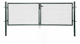 Dubbele poort groen